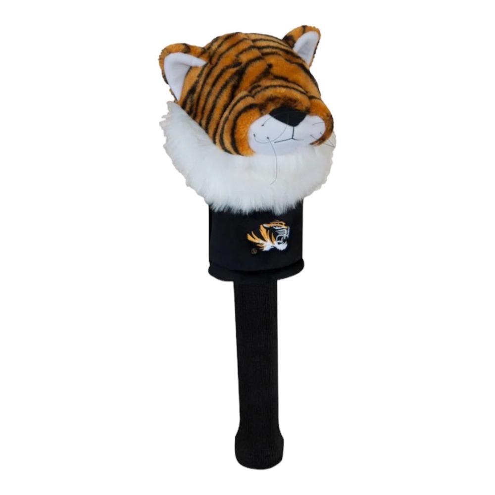 Missouri Tigers Plush Mascot Golf Club Driver Head Cover Team Effort NWT